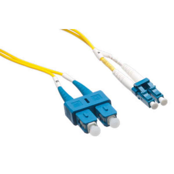 Axiom Manufacturing Axiom Lc/Sc Singlemode Duplex Os2 9/125 Fiber Optic Cable 15M LCSCSD9Y-15M-AX